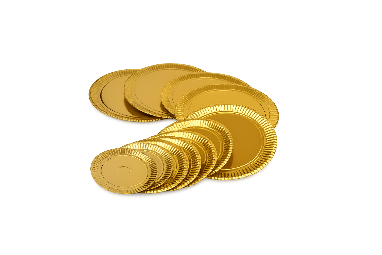 Platos Dorados - 16 CM