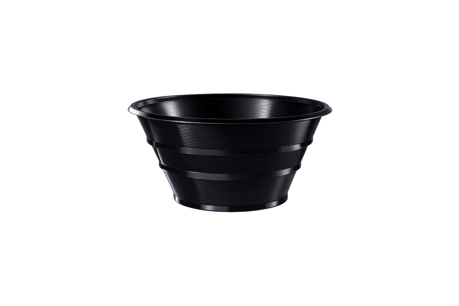 Ensaladera Genoa Negra Plastivas - 900 cc PS
